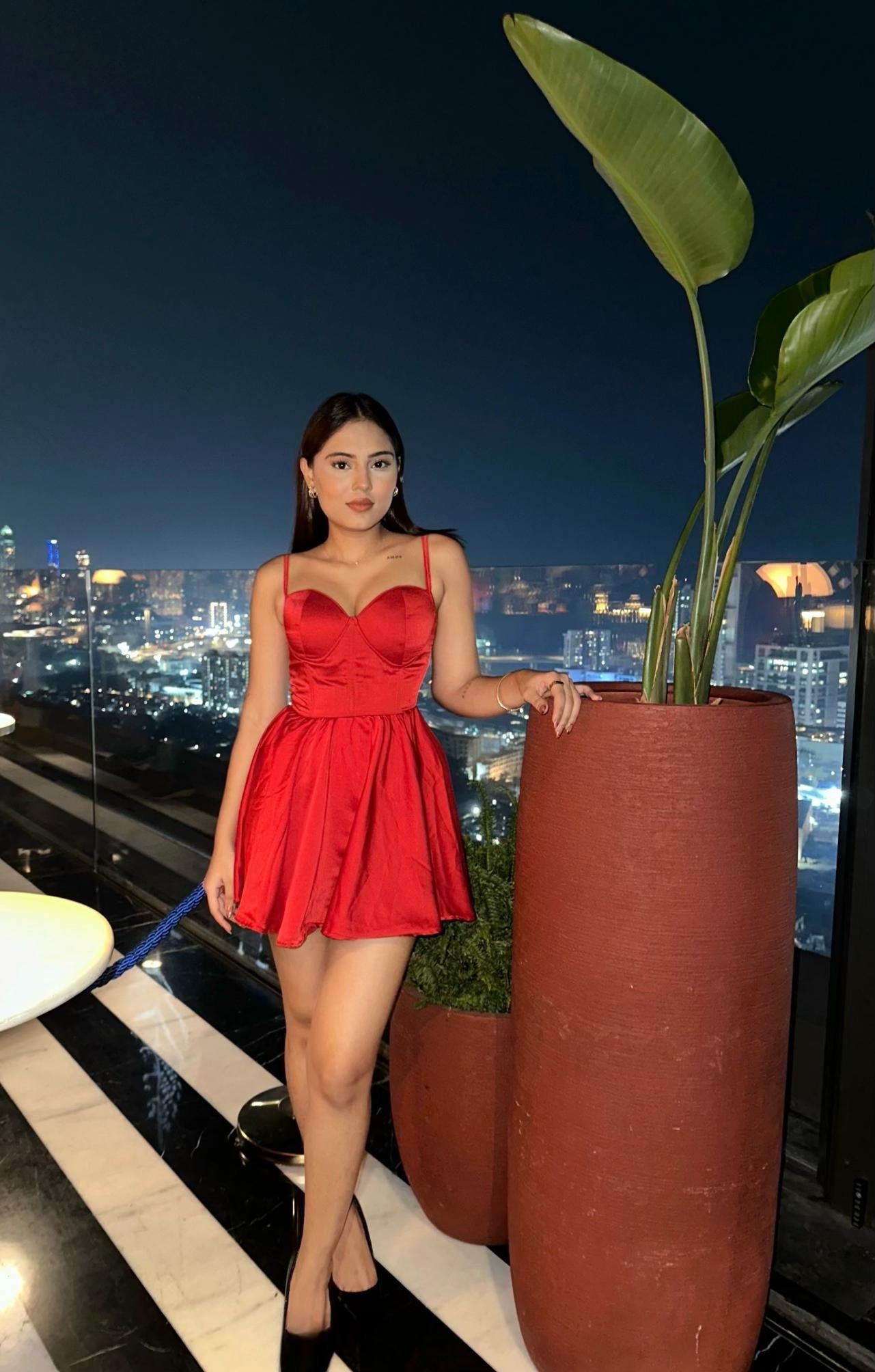 Red Corset Dress