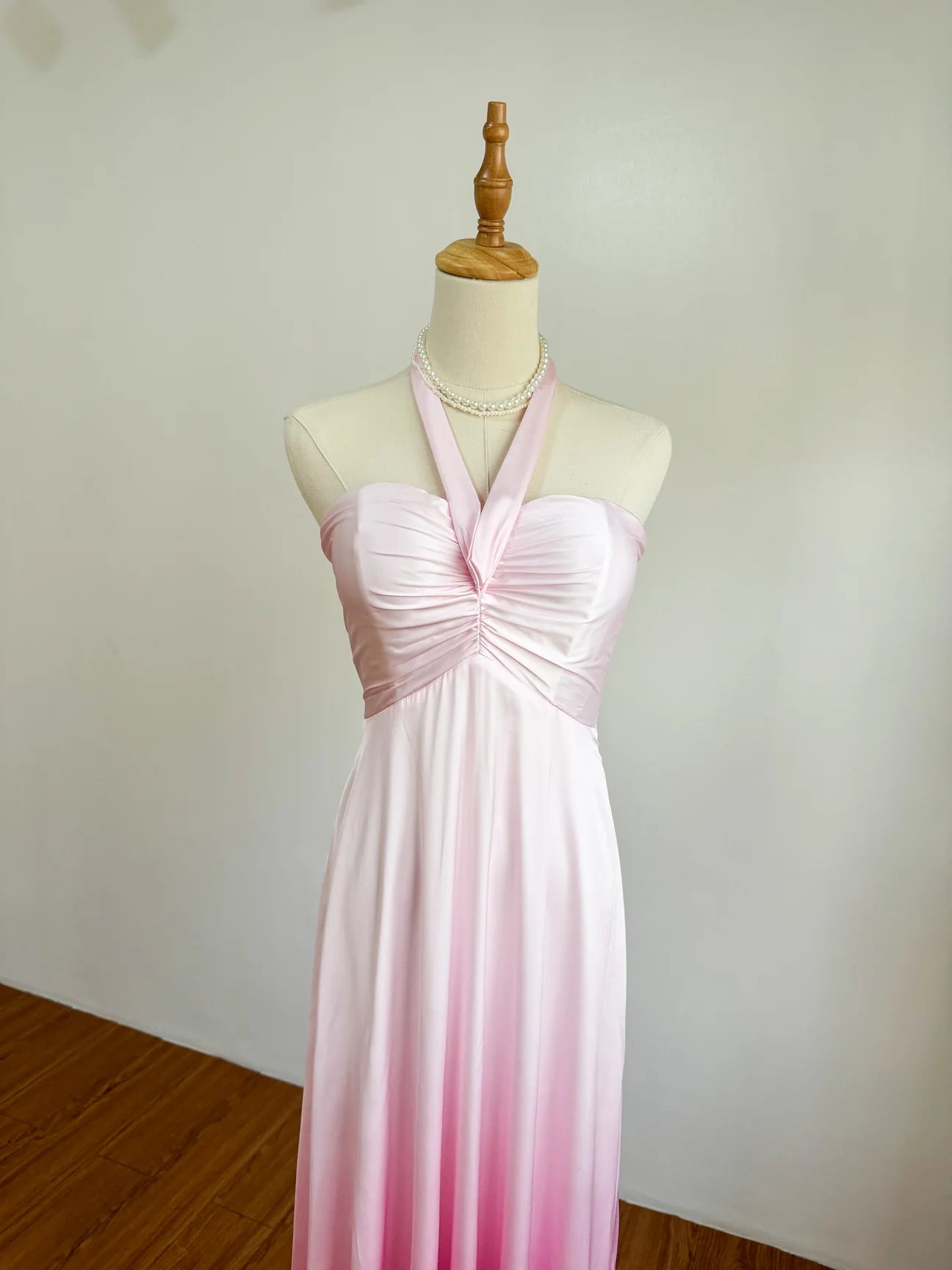 Satin Ombré Dress