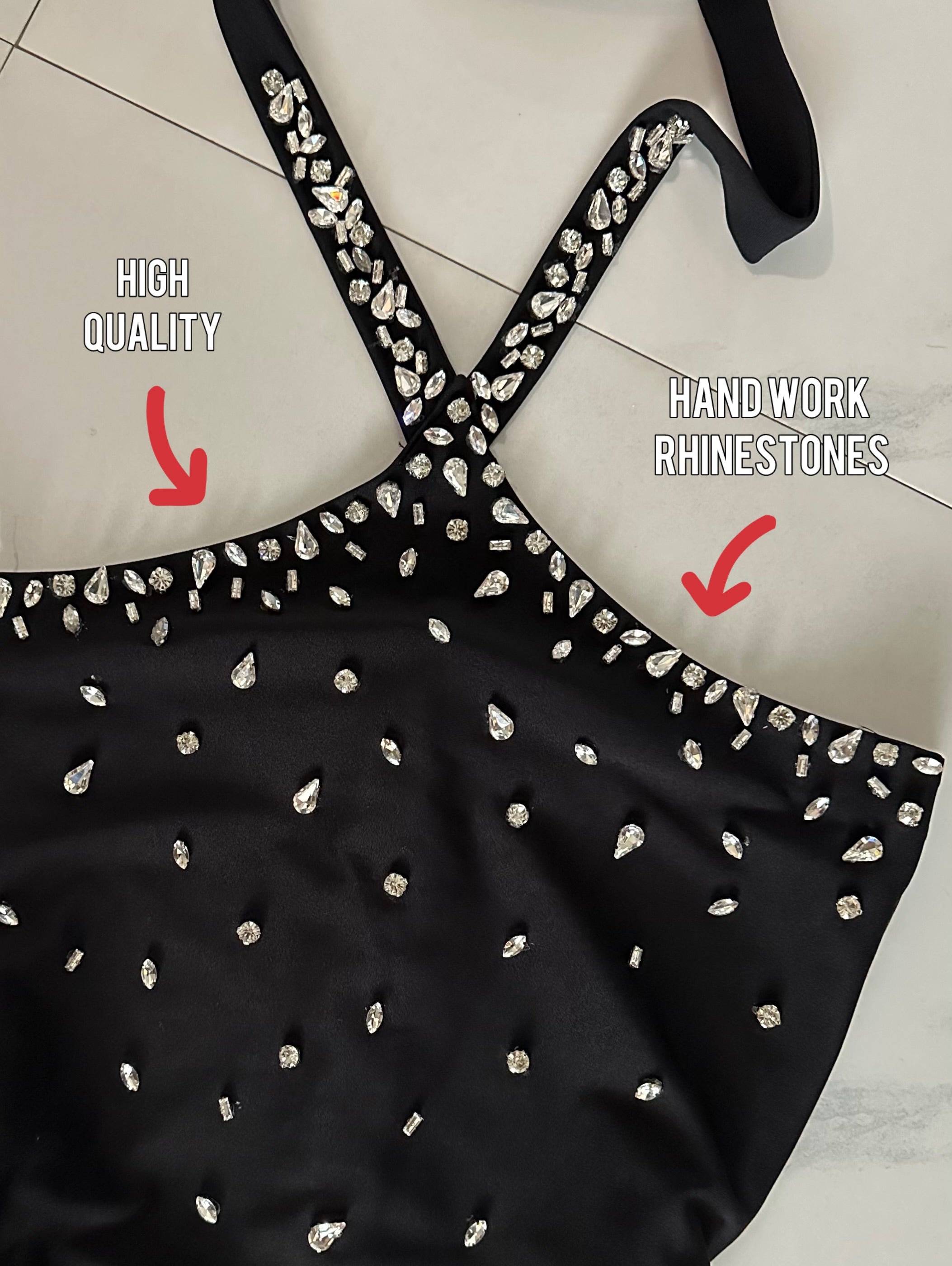 Shine-fine: Hand embroidered dress