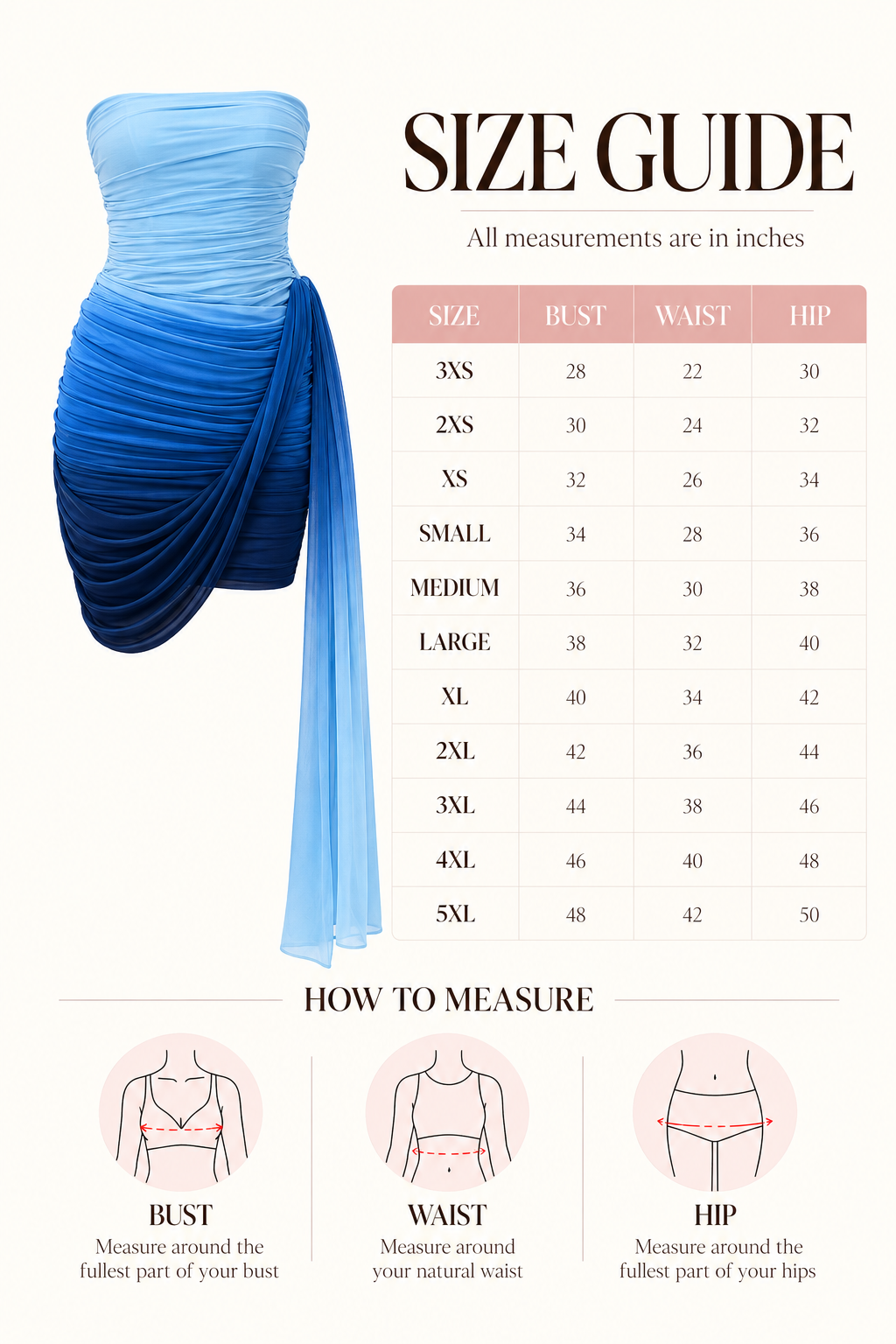 All-Fall Ombre Drape Dress