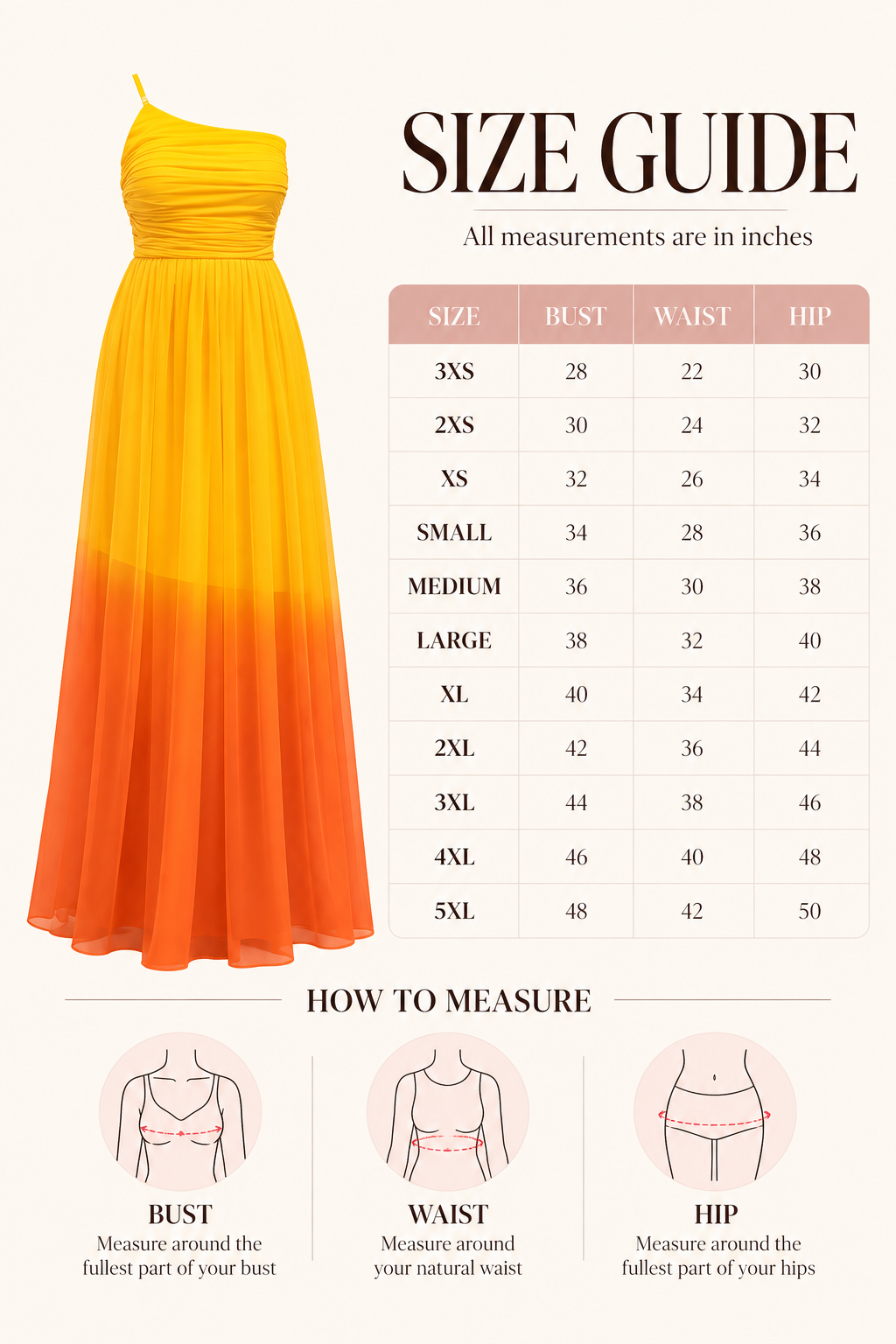 Flame Ombre Gown