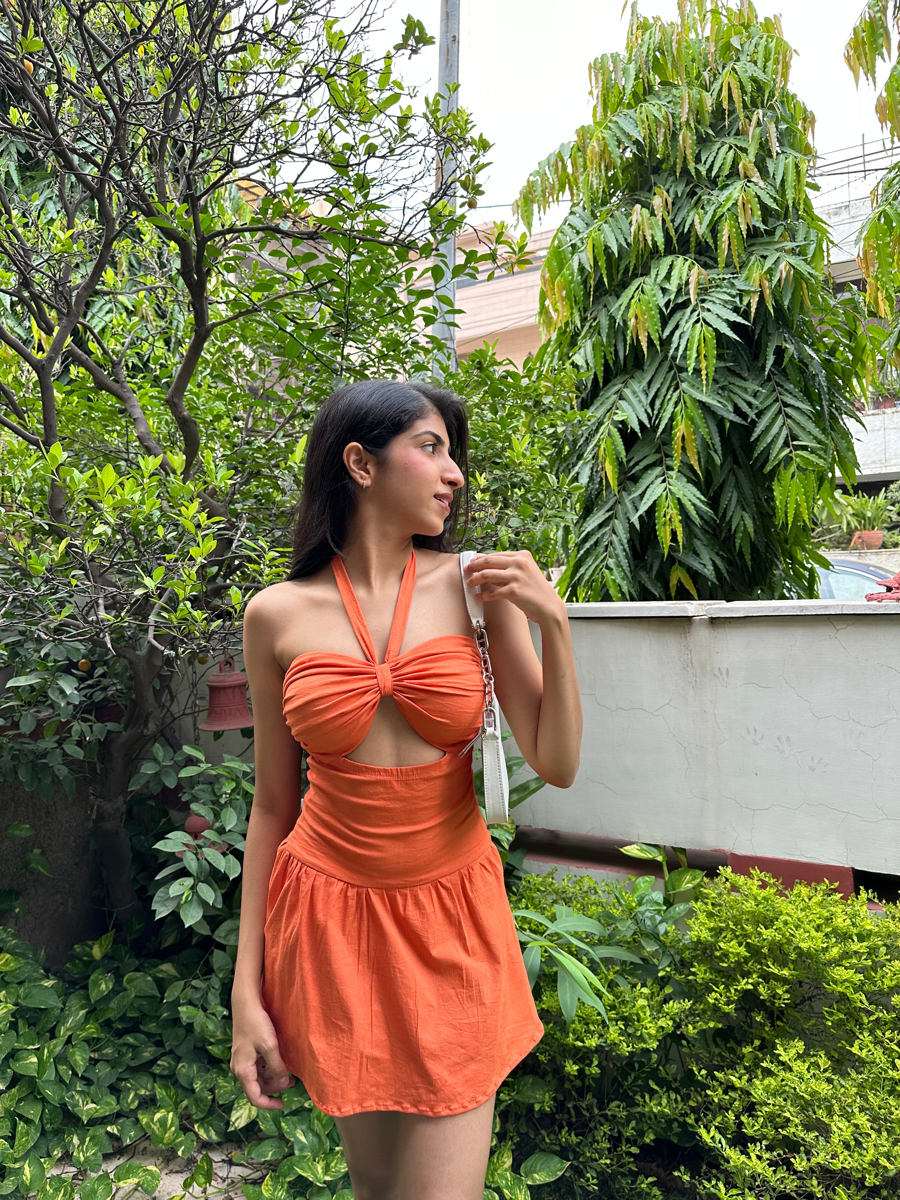 Mini Orange Dress