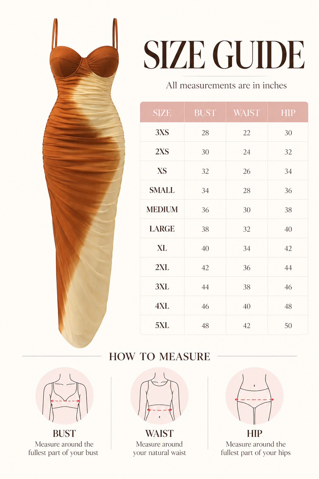 Brown Ombre Dress