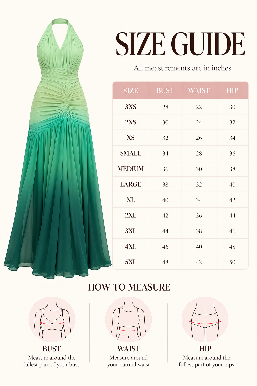Green Ombre Gown