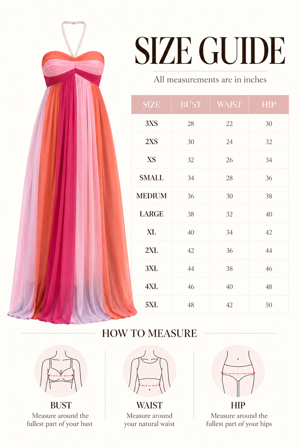 Petals: colourful maxi dress
