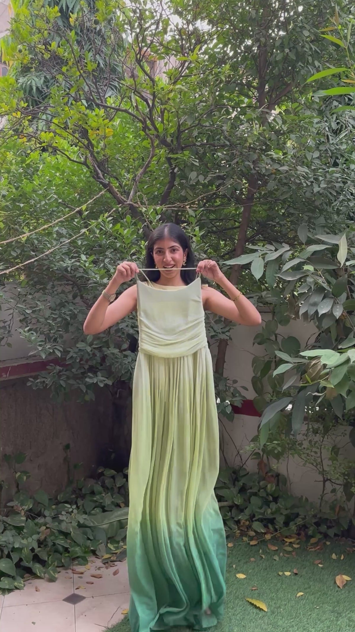Load video: Pistachio dress