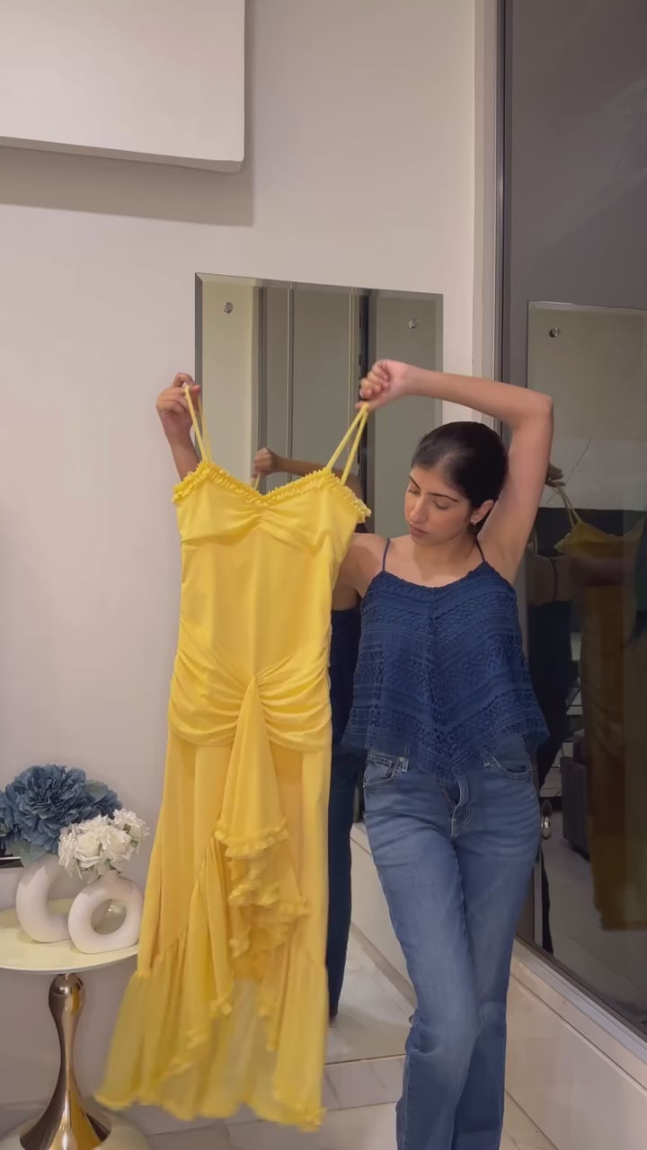 Load video: Golden Girl Gown